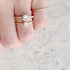 N°1 K18YG luxe diamond ring 0.7ct